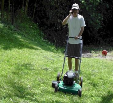 residential lawn mowing for money